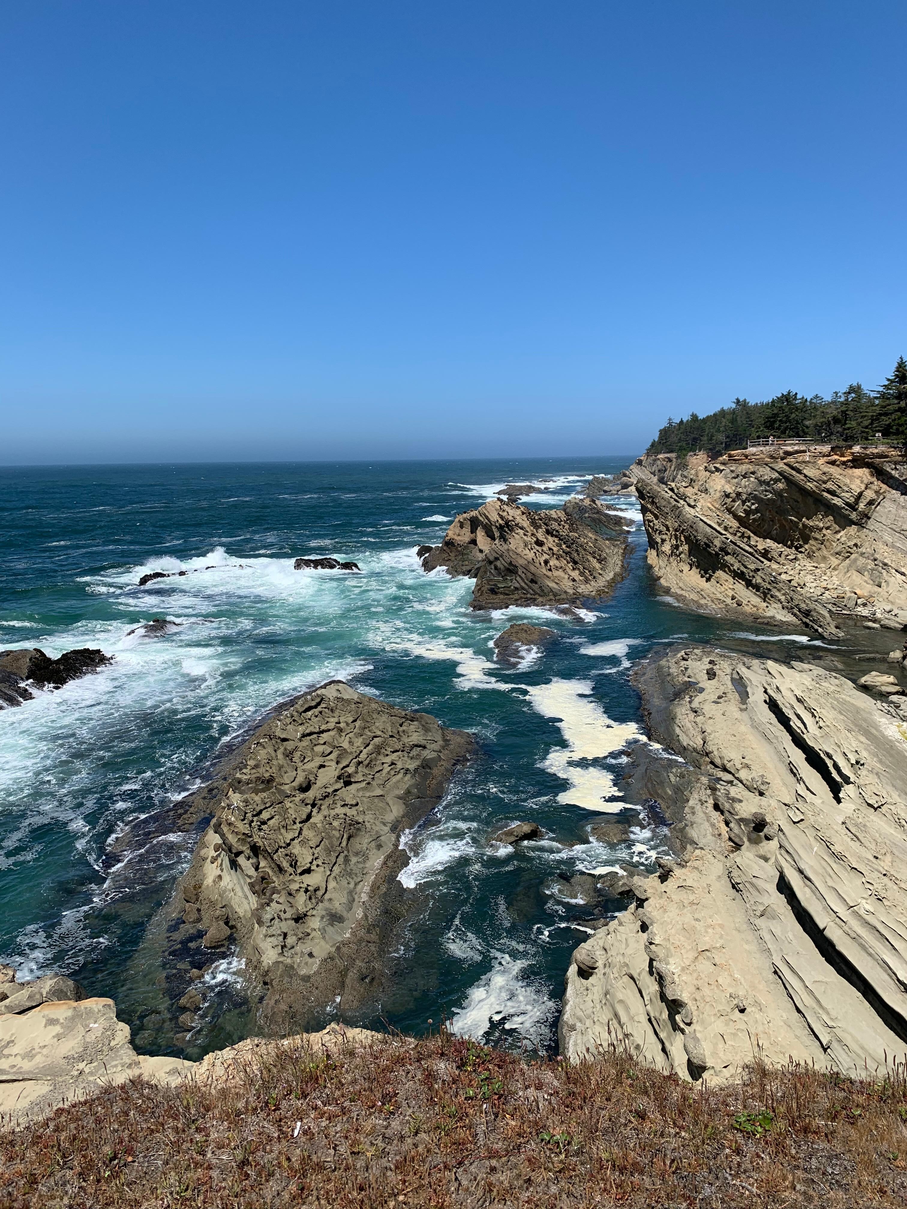 Nearby Coos Bay Area coastline. 