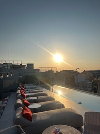 Rooftop at sunrise