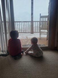 Kids loved seeing the snow!