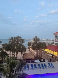View from balcony in our room.