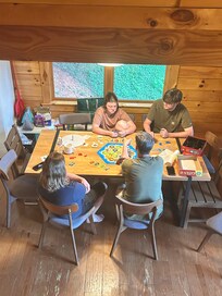 Great dining room table for eating and lots of games
