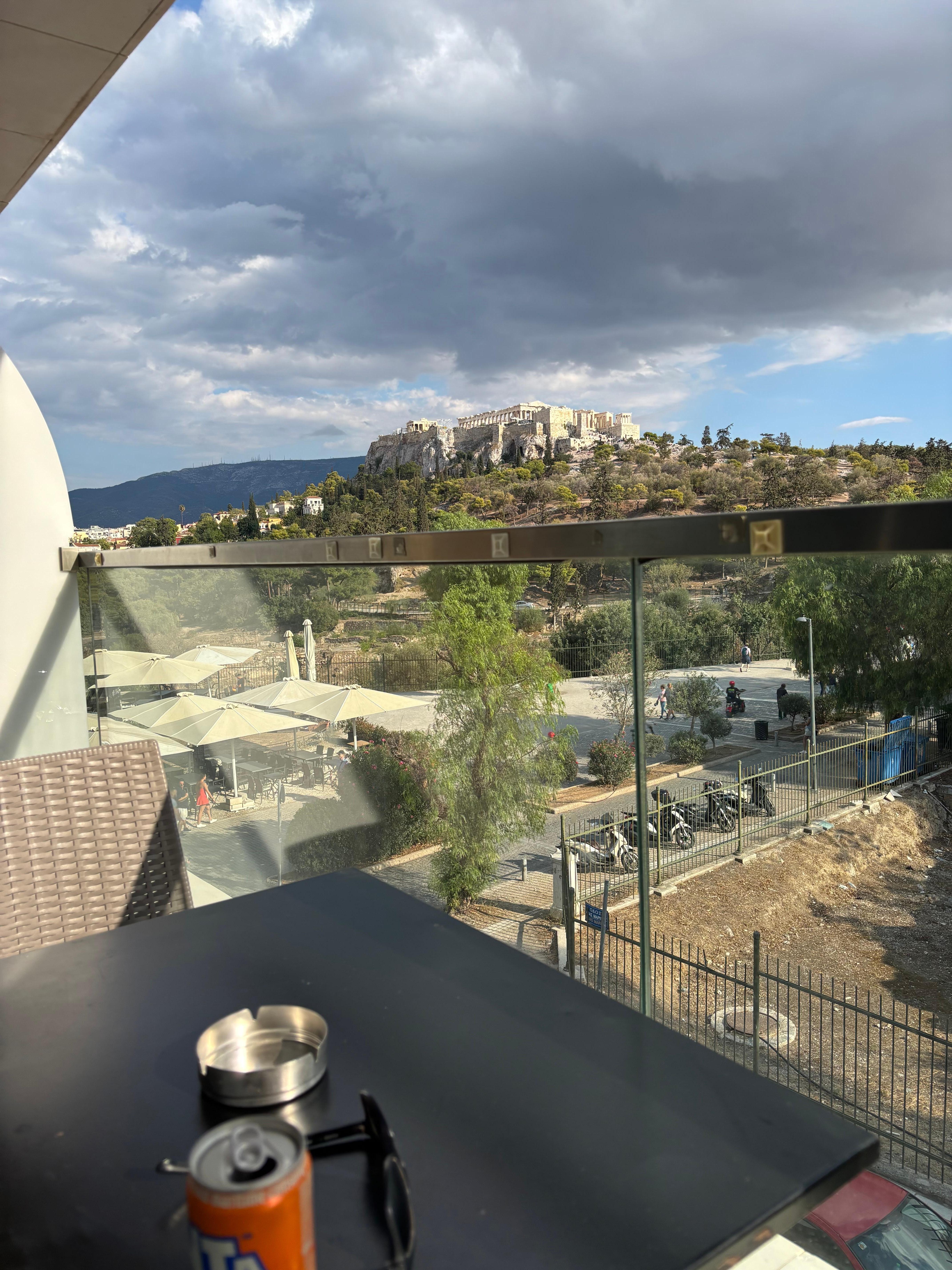 This was from our veranda 