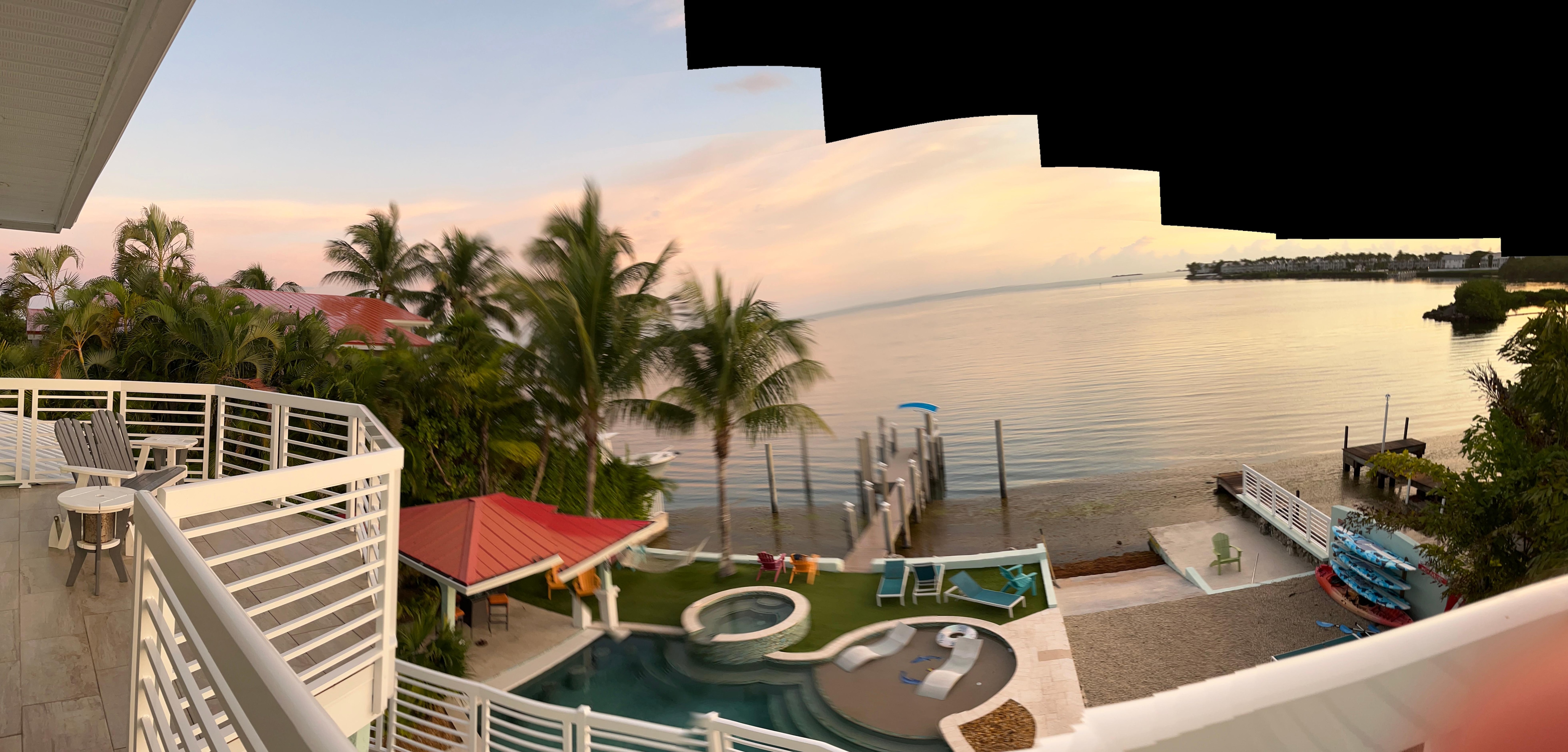 View from master balcony