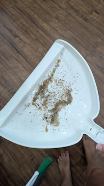 Sand in the kitchen