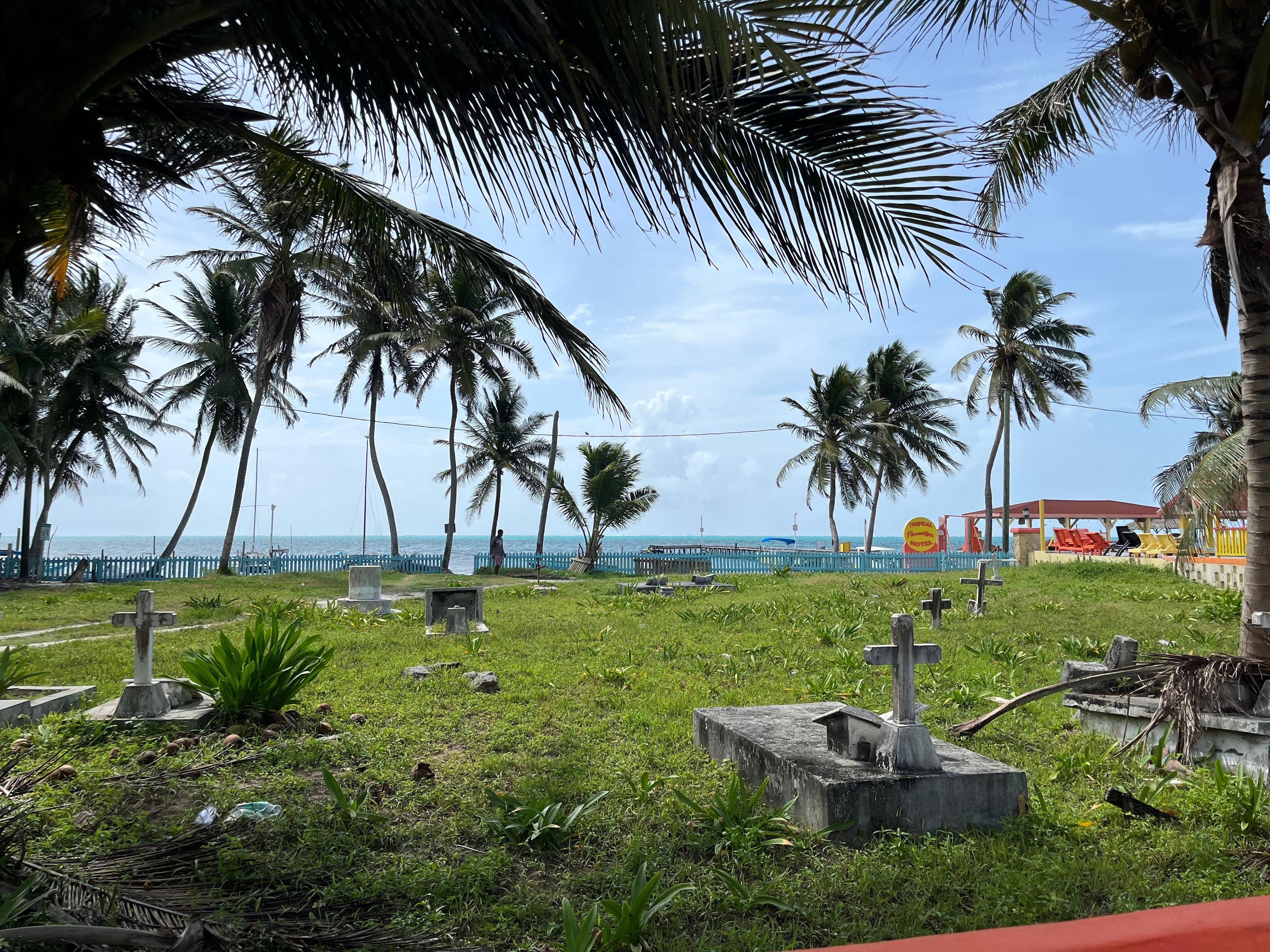 Cemetery next to property 