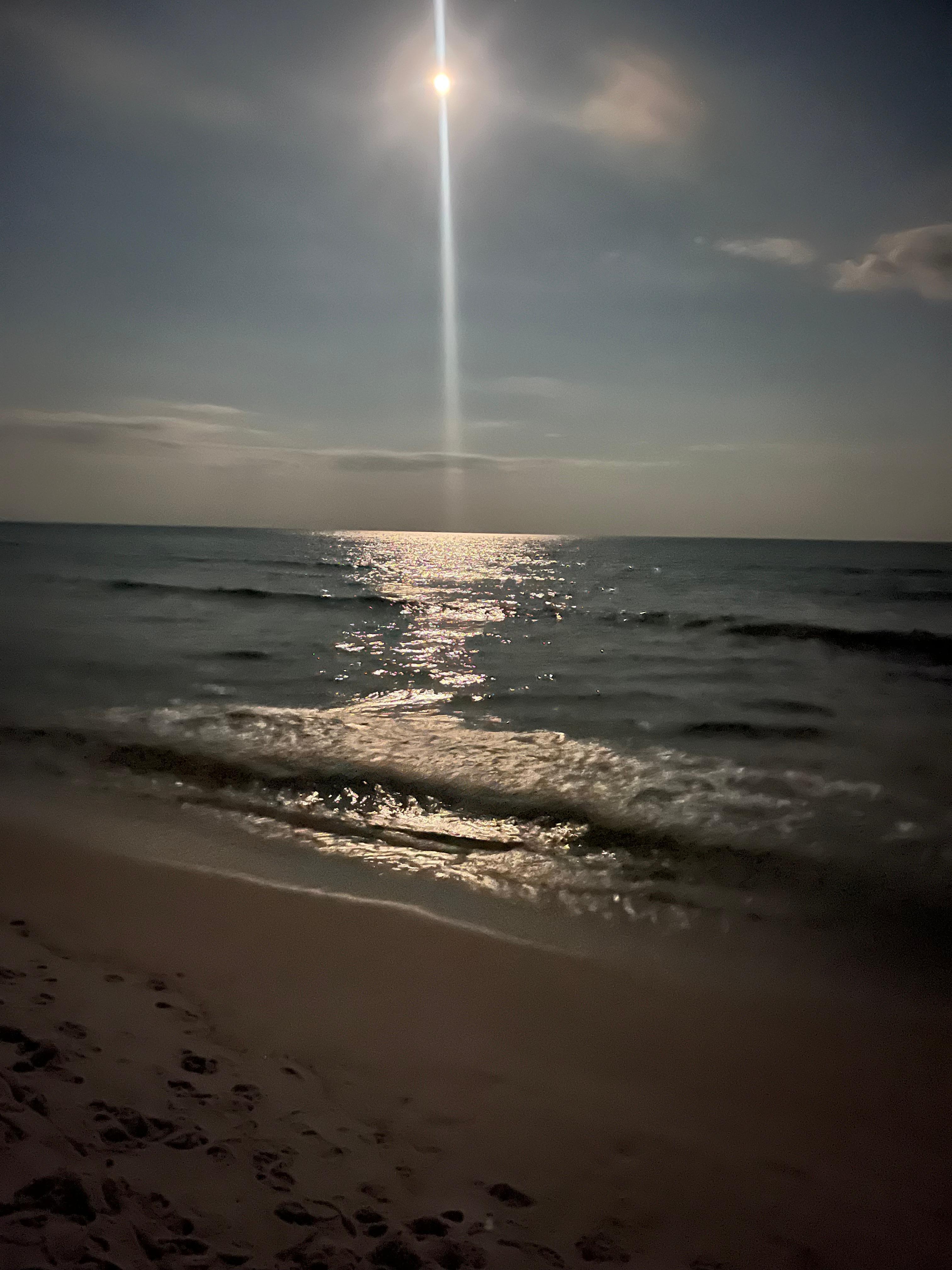 Full moon from the balcony! 