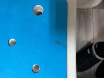 Unknown biohazard on the ADA shower chair.