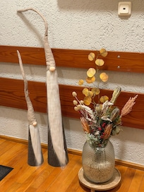 Cute Winter decorations in the hallway