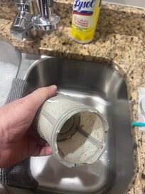 Dishwasher filter hasn't been properly cleaned in a while