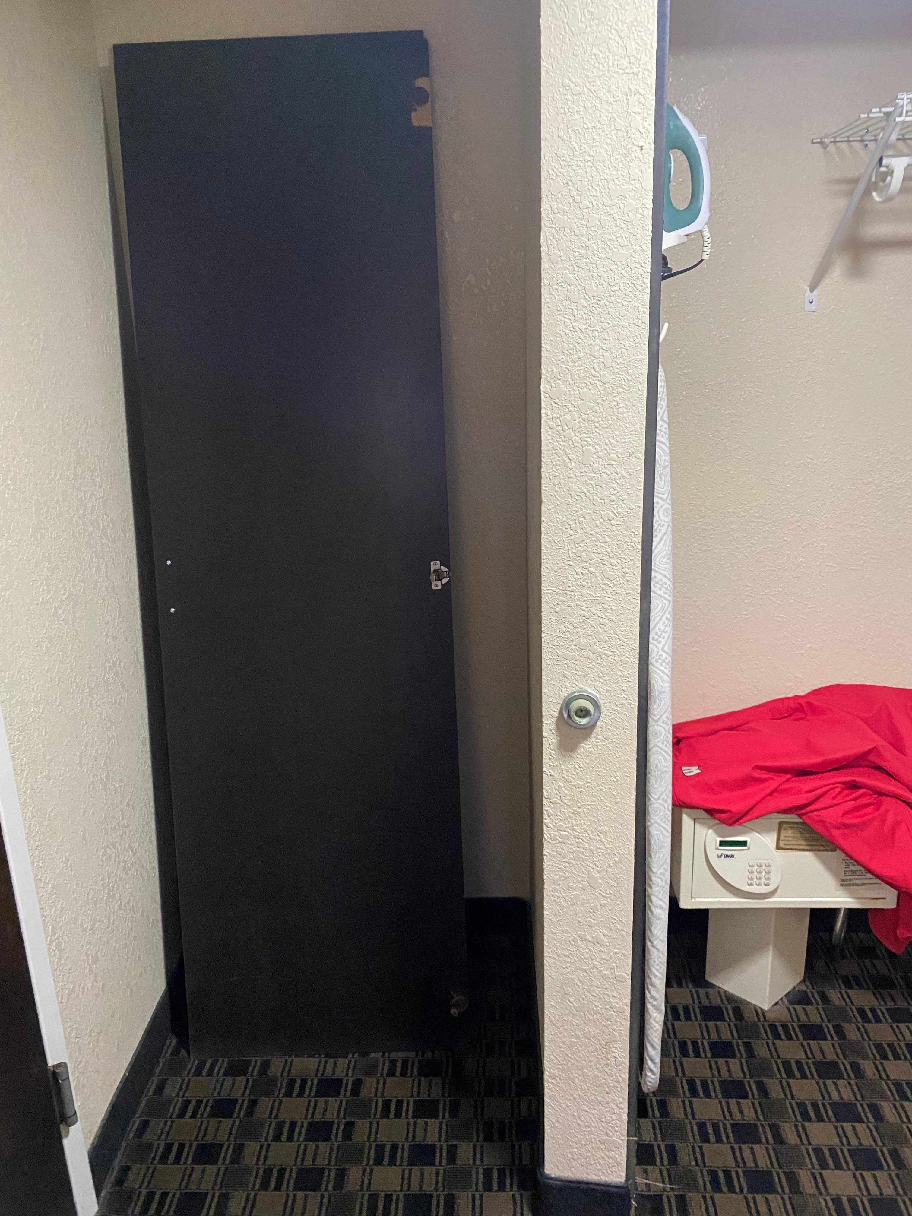 Missing closet door