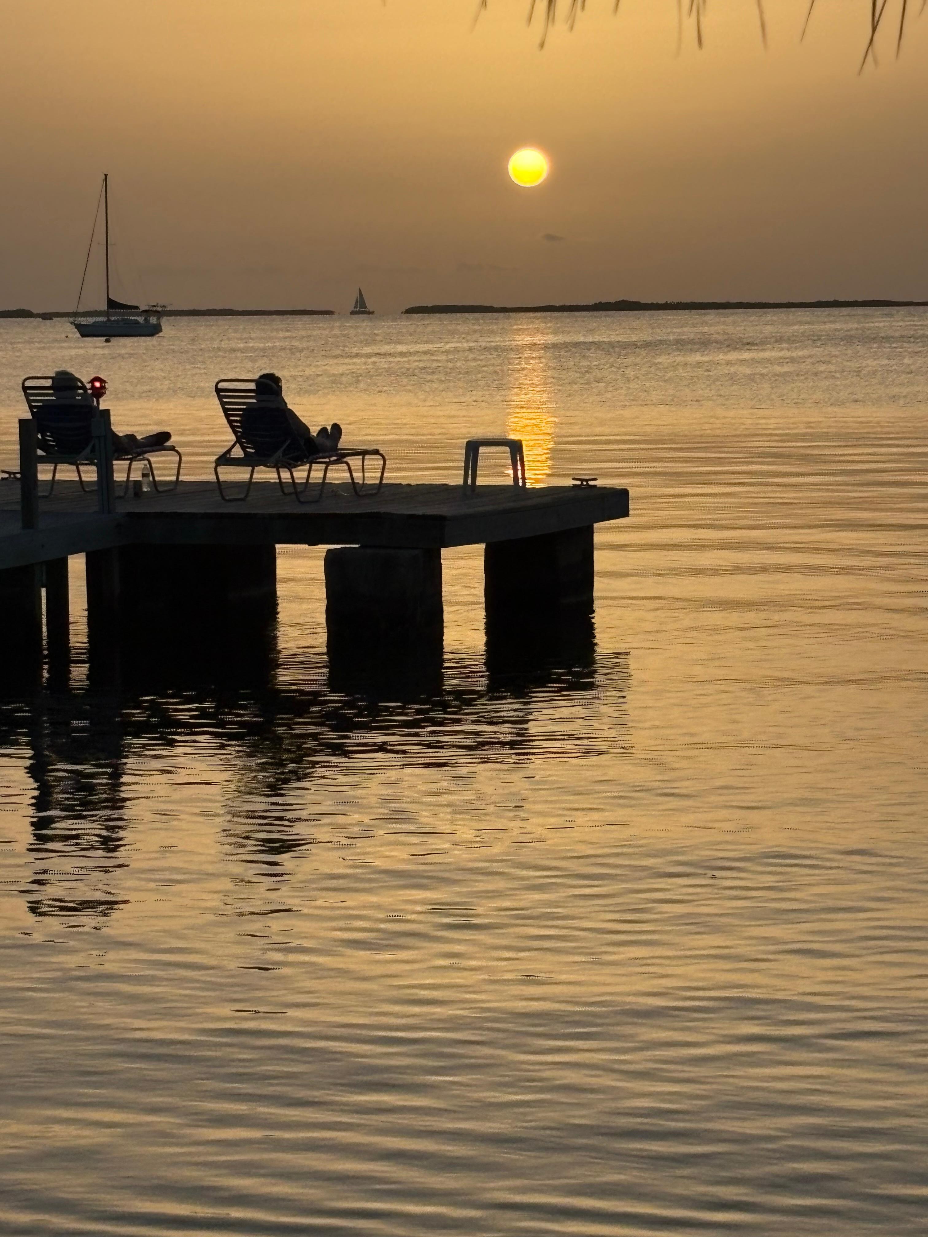 Dock at sunset