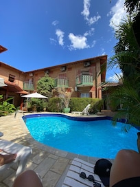 Vista da piscina