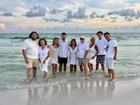 Family and friends joined us but stayed at other properties close by.