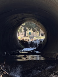 Small creek running beside the condo