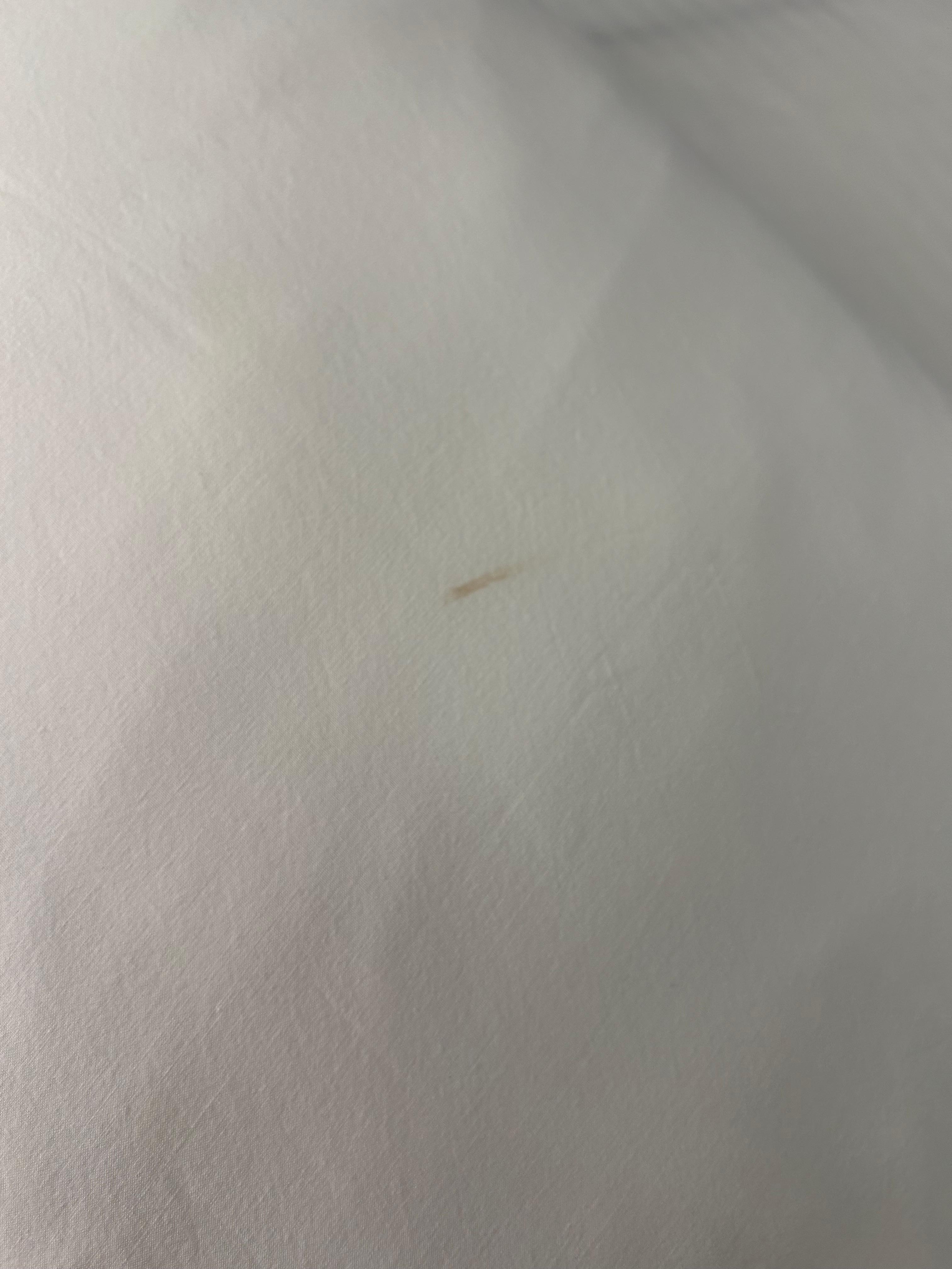 Pillow stained