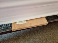 Rough edges on plywood slat