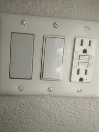 Light switch was crusty and dirty