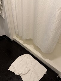 Shower curtain too short