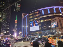 Madison Square Garden across the street from The New Yorker
