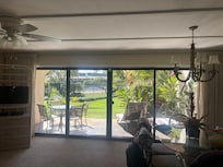 Pretty view in living room.