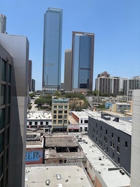 The city view from our room.