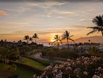 Sunset from the balcony