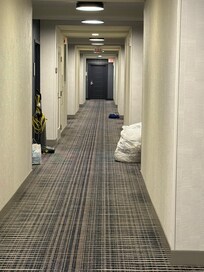 Hallway always had housekeeping stuff in the aisle we had to pass by through out the stay.