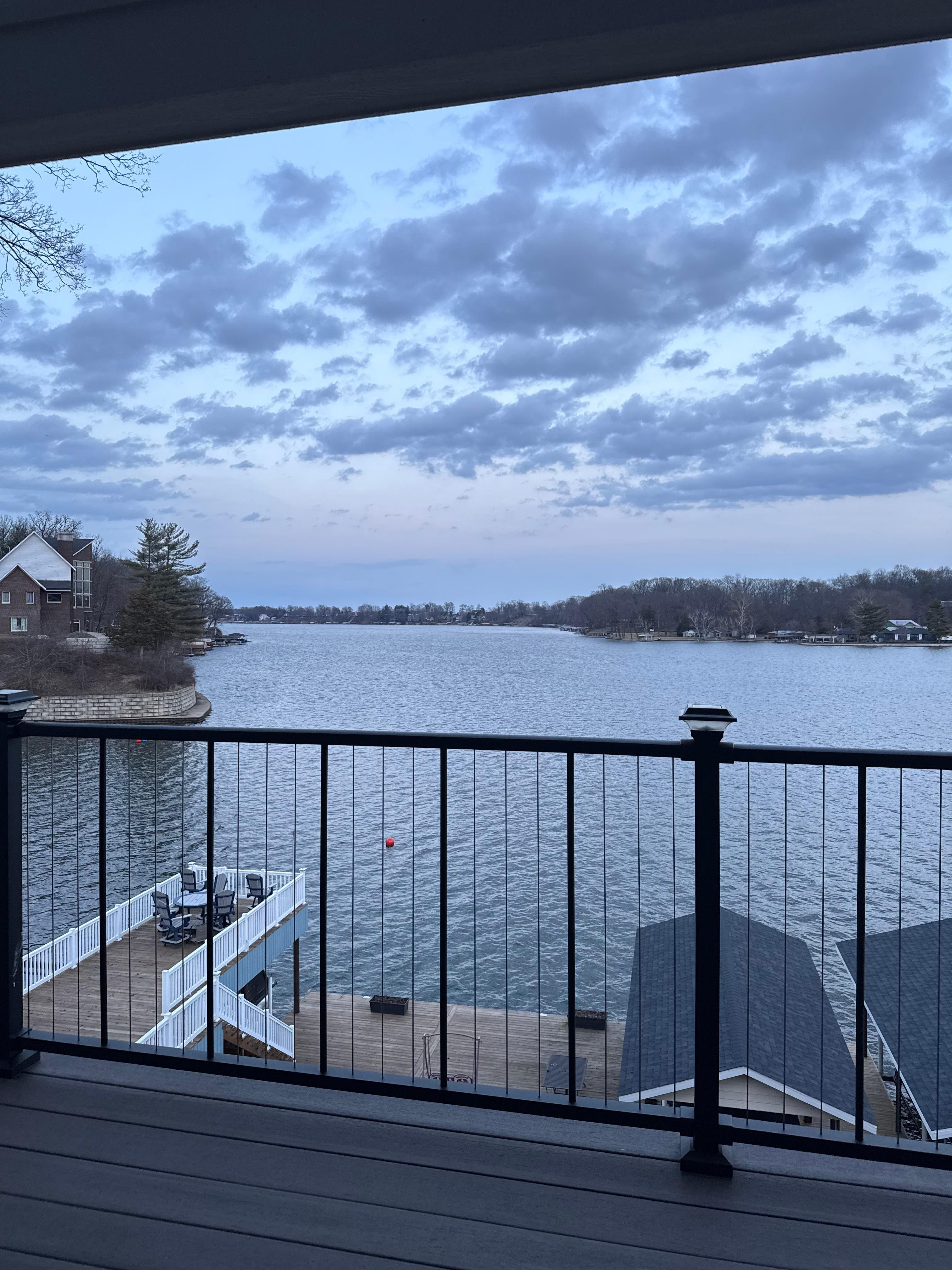 The view from the patio