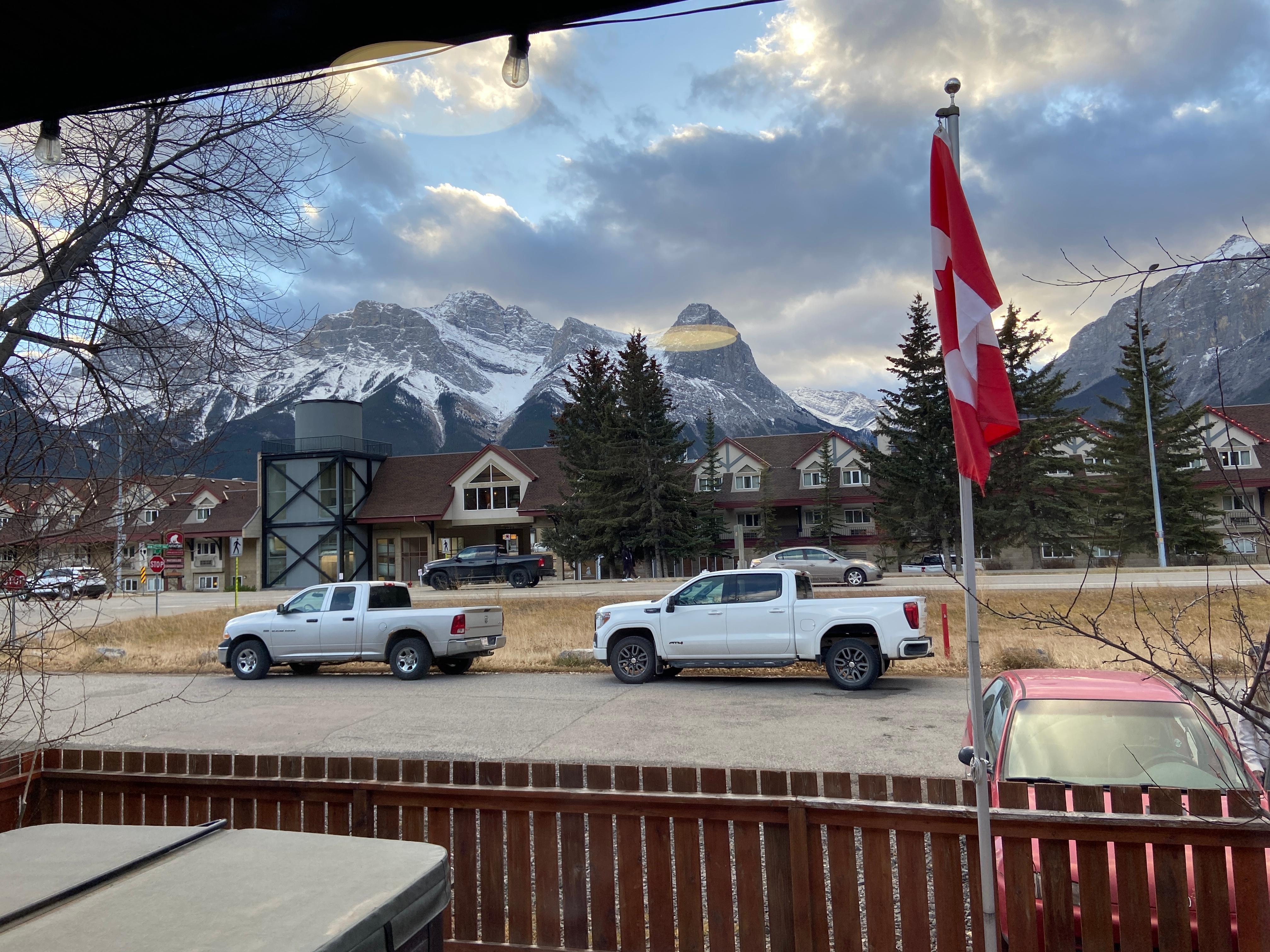 We enjoyed the hot tub and the view!