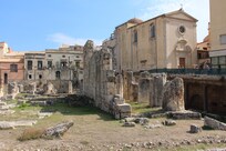 Temple of Apollo in the middle of the city