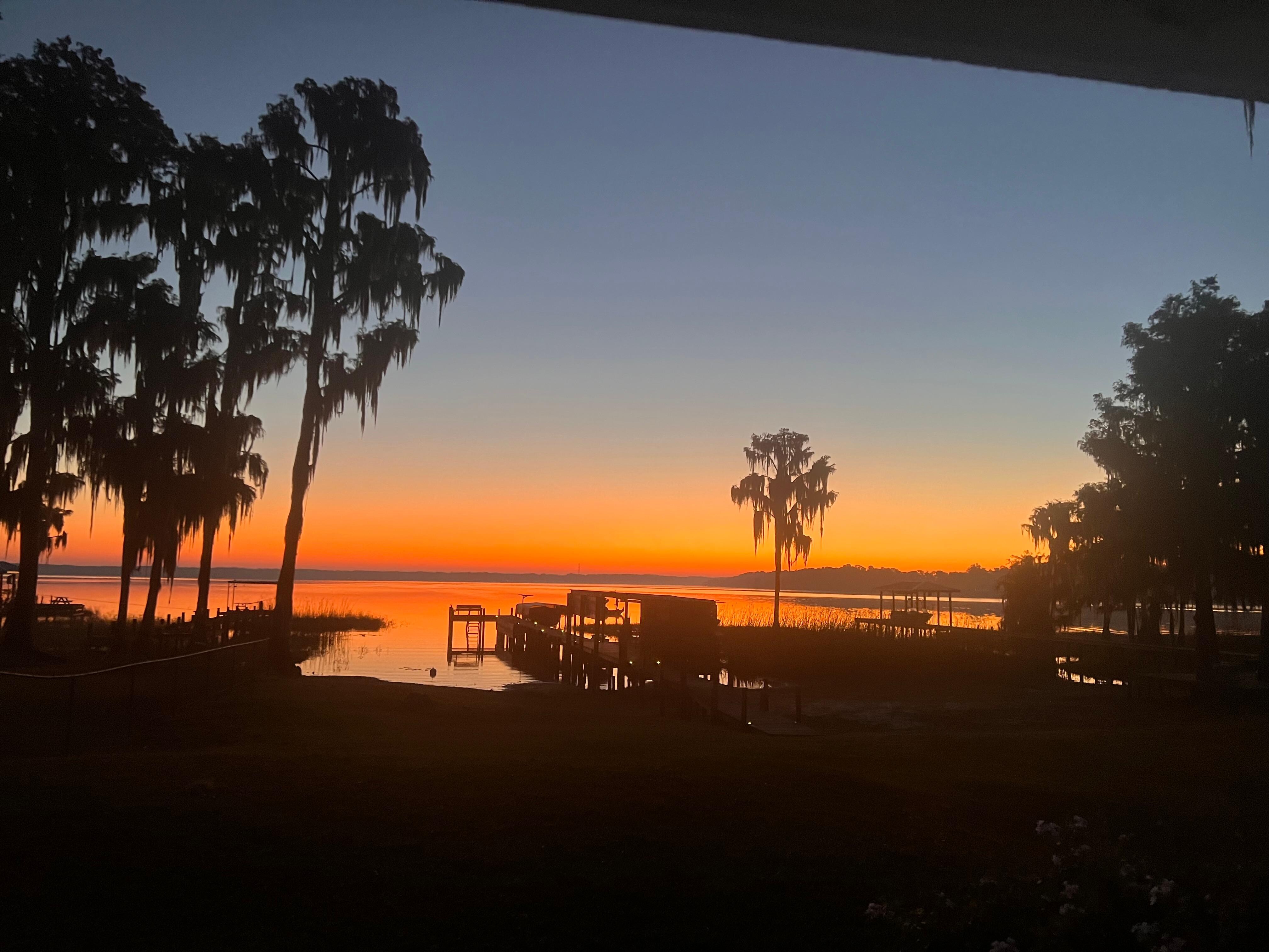 Sunrise was spectacular 