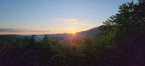 Sunrise from porch