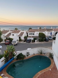 Such a beautiful sea view - even at night you could see the moon reflected in the sea.