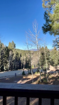 The view from the deck.