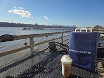 Bakery and coffee with a view. 2 minute walk