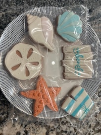 Karyn the host made these beautiful and delicious cookies to welcome us to the condo!!!