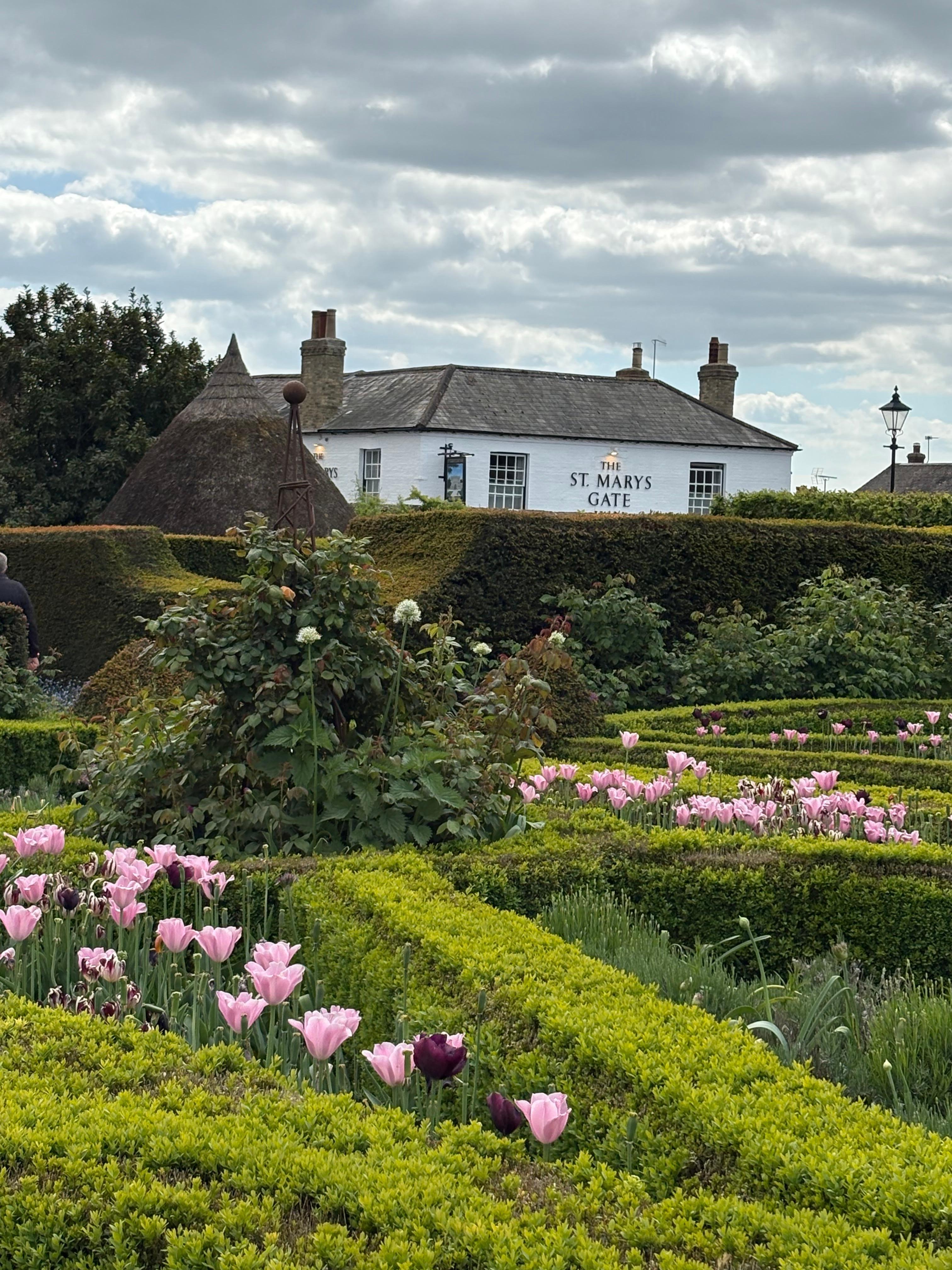 Walking in the castle gardens you can see St Mary’s gate 