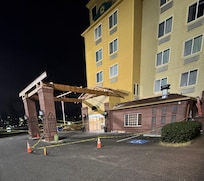 This didn’t bother me and neither did the construction noise. What bothered me was the two alternative entrances, one at the bottom of the stairs, which was not accessible from outside, if the door was closed. You found this out by walking up to it.