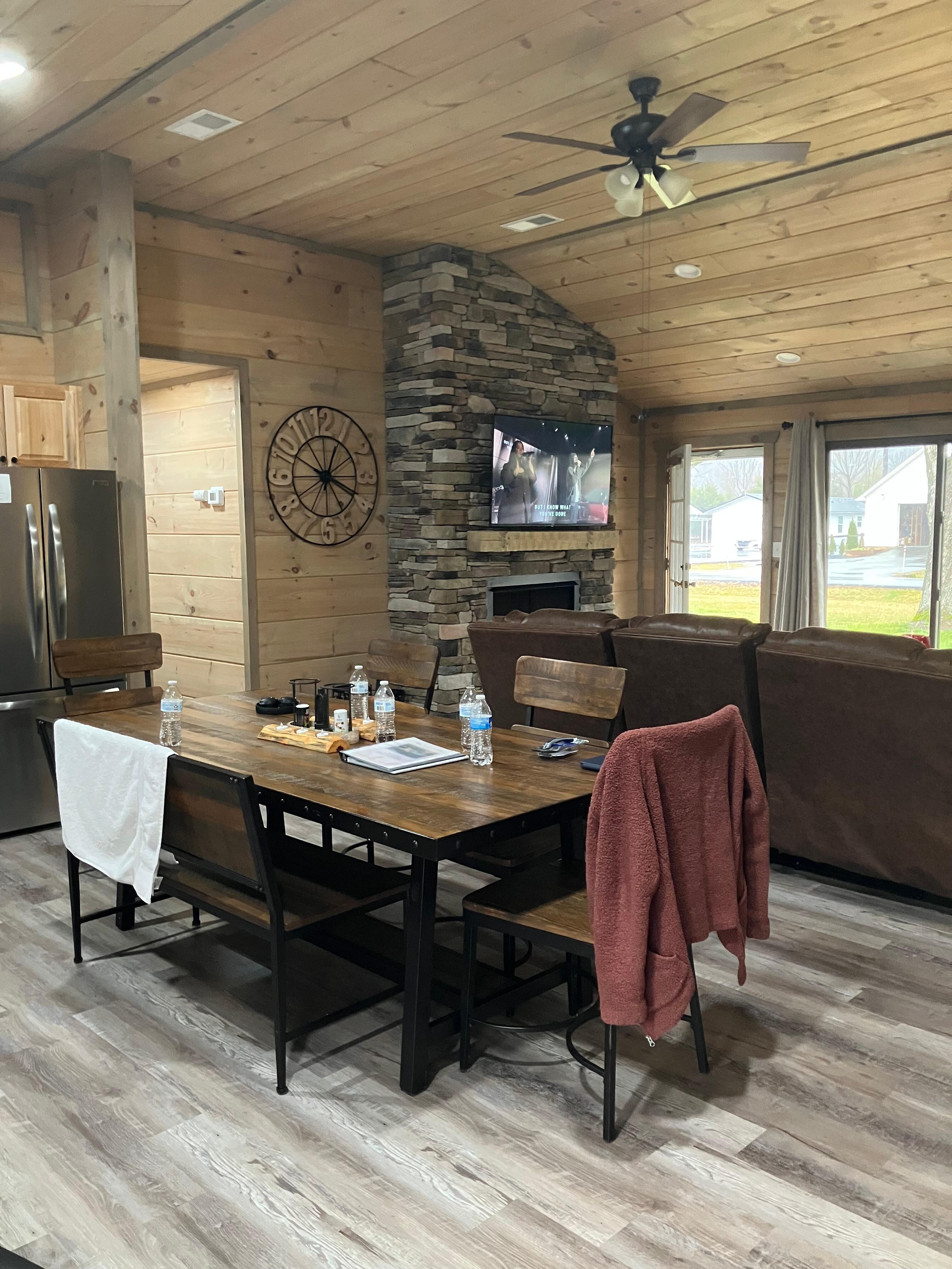 Large open living room and kitchen! Spacious area for families.