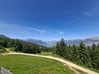Blick von der Muttereralm Bergstation.