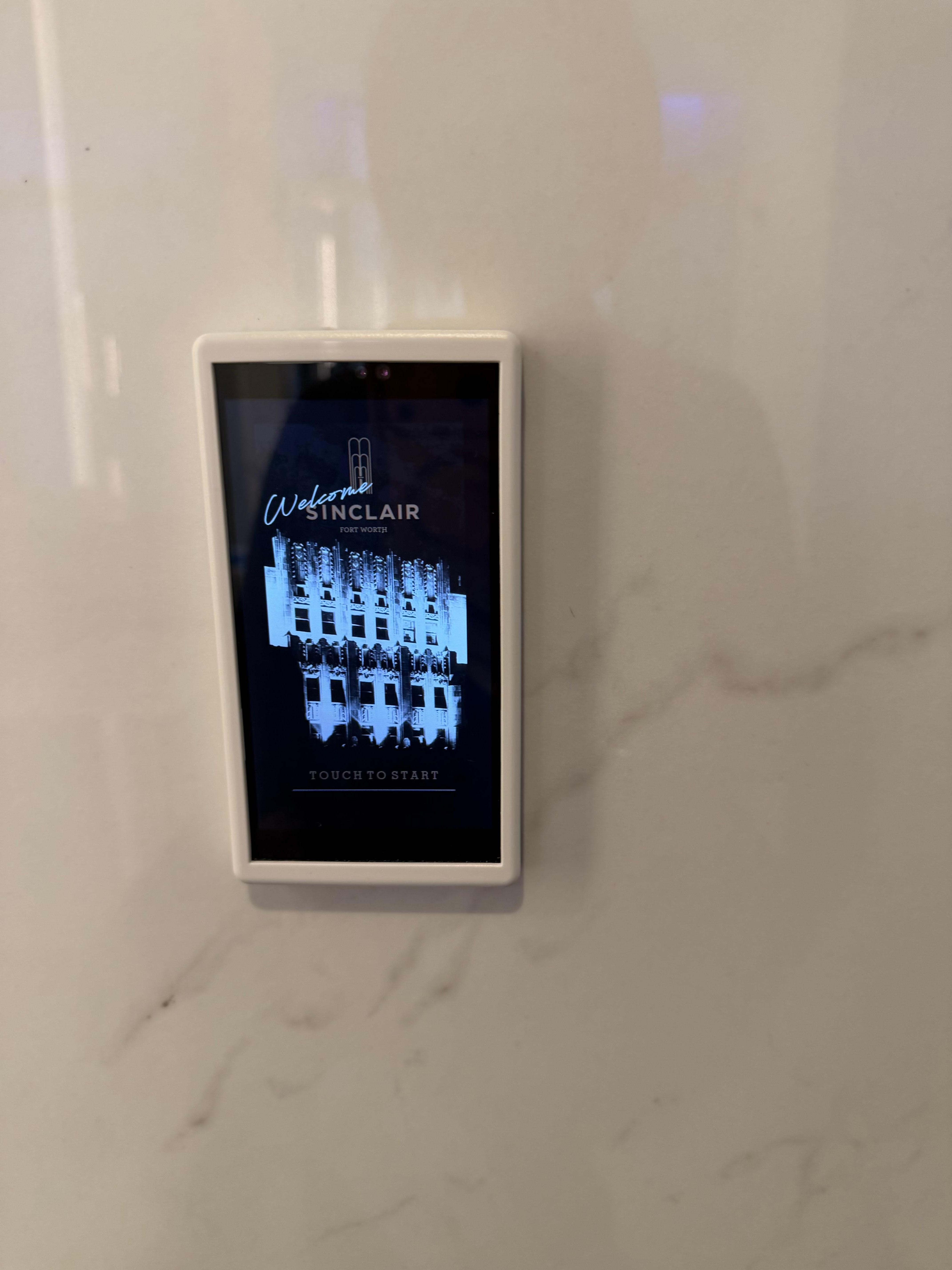 Digital display determine the lights on ambience lighting, etc.