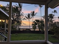 Sunset from the porch!