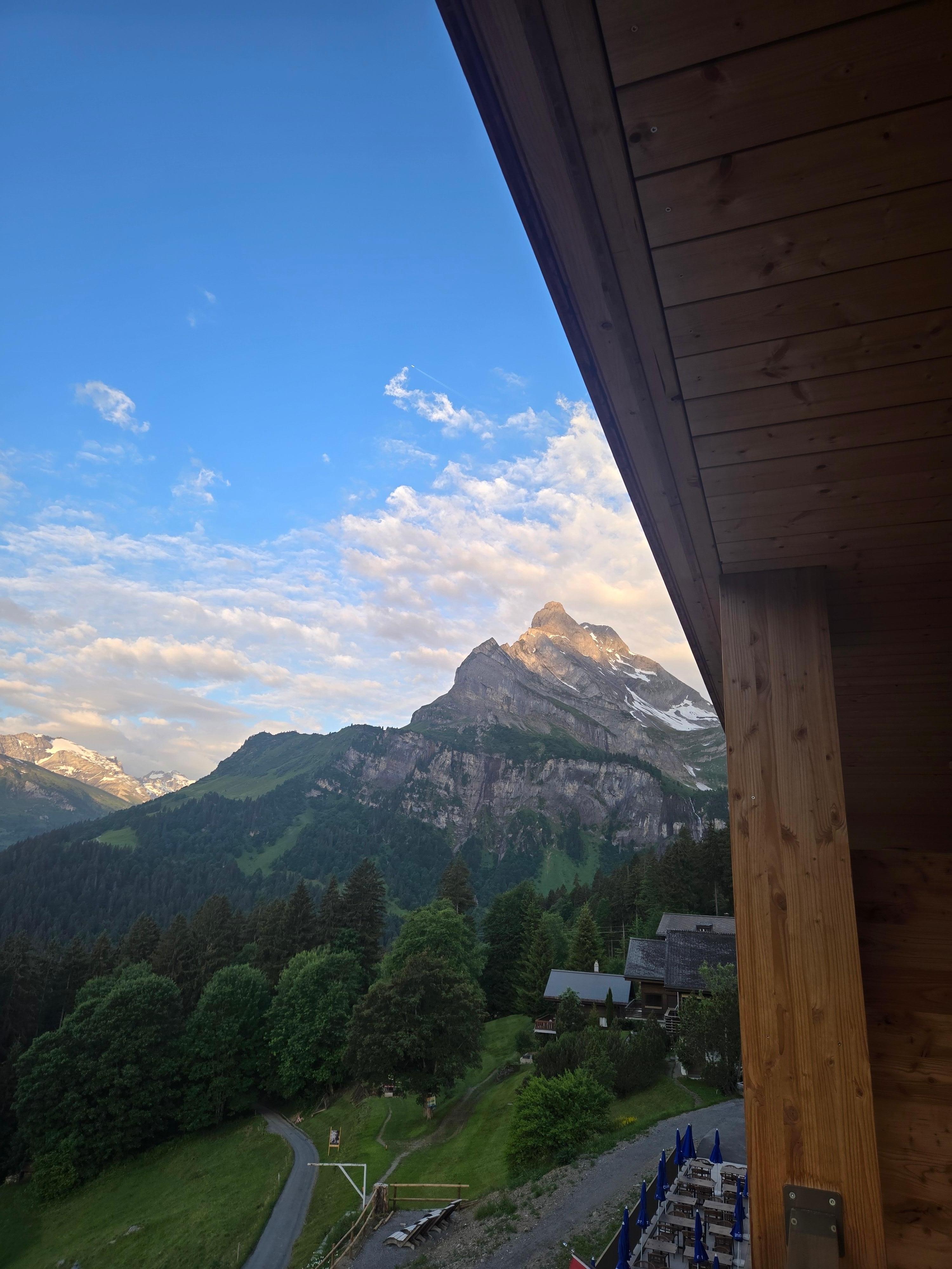 View from our balcony 