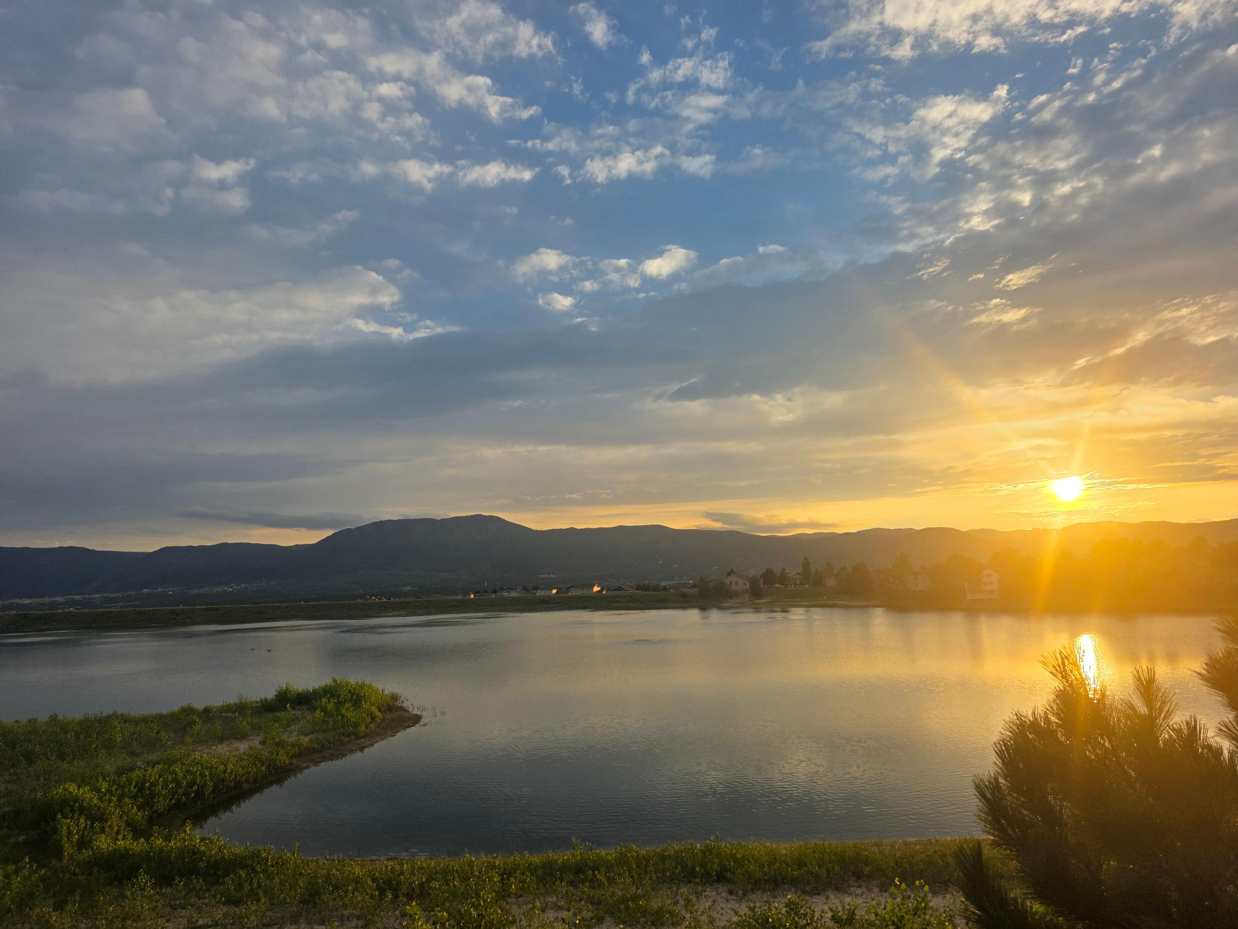 Back porch at sunset (2)
