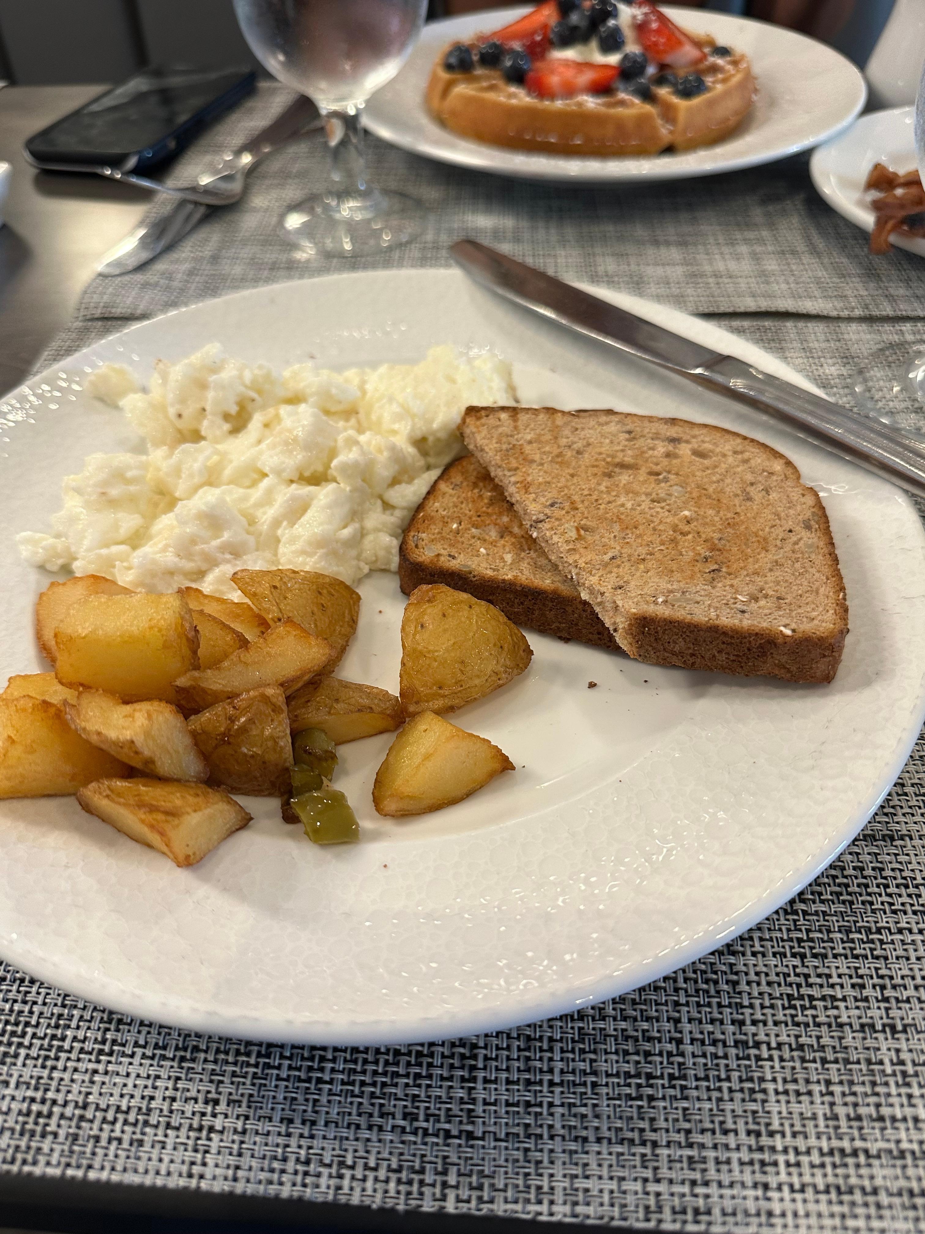 Breakfast at Claude’s at the Inn.
