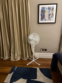 This is the plastic fan in the master bedroom beacon the cooling system not working