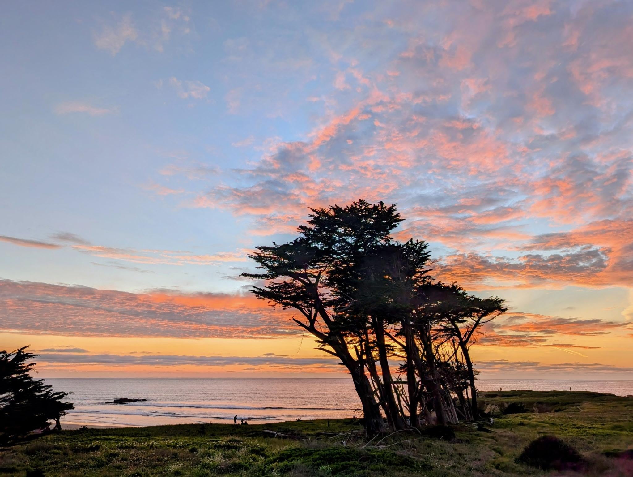 Sunset from our balcony 