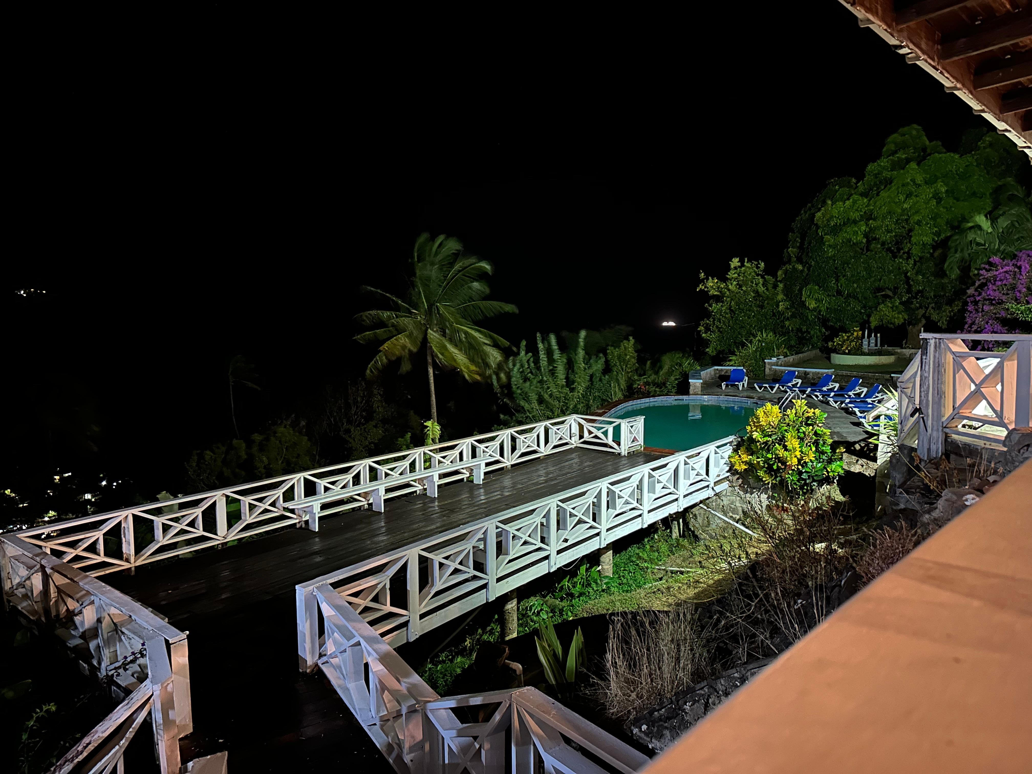 The view from the restaurant. 