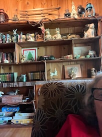 Beautiful hand crafted book case.