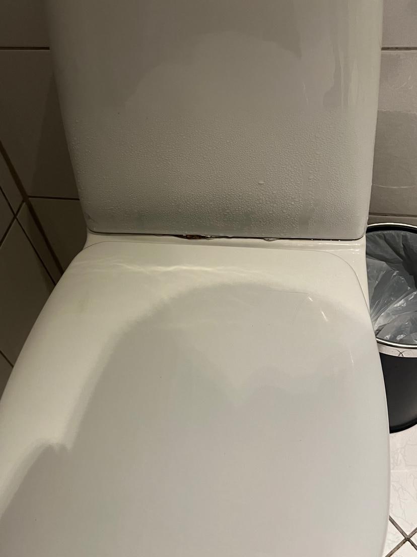 Condensation in toilet